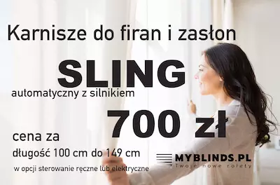 Karnisz elektryczny 100 cm - 150 cm Warszawa