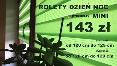 Roleta dzień noc mini 120x120 Warszawa