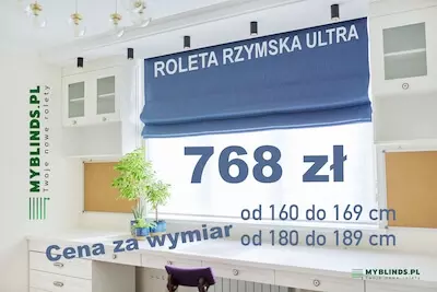 Rolety rzymskie 160 x 180 cena Warszawa