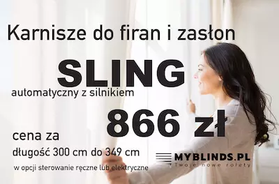 Karnisz elektryczny 300 cm - 349 cm Warszawa