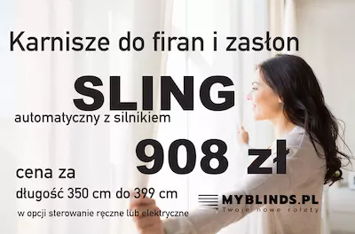 Karnisz elektryczny 350 cm - 399 cm Warszawa