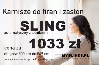 Karnisz elektryczny 500 cm - 549 cm Warszawa