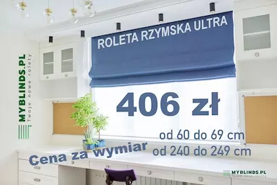 Roleta rzymska 60 x 240 cena warszawa