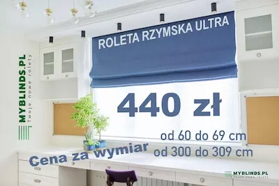 Roleta rzymska 60 x 300 Cena Warszawa