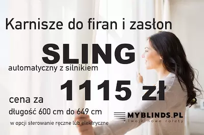 Karnisz elektryczny 600 cm - 649 cm Warszawa