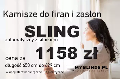 Karnisz elektryczny 650 cm - 699 cm Warszawa