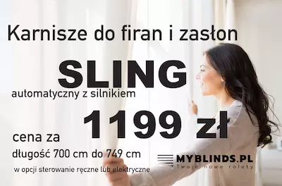 Karnisz elektryczny 700 cm - 749 cm Warszawa