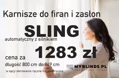 Karnisz elektryczny 800 cm - 849 cm Warszawa