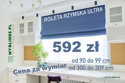 Roleta rzymska 90 x 300 cena Warszawa