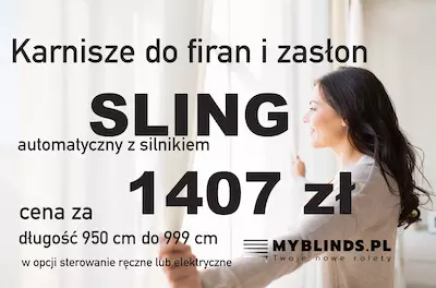 Karnisz elektryczny 950 cm - 999 cm Warszawa