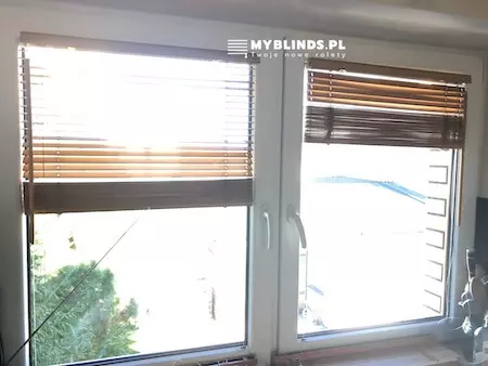 Wymiana żaluzji drewnianych