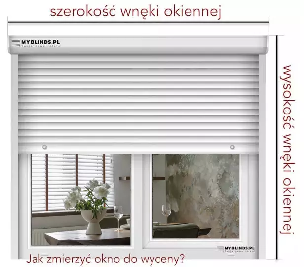 Jak zmierzyć rolety zewnętrzne?